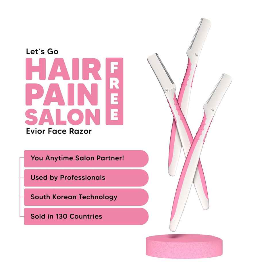 LetsShave Face Razor for Women | Painless Hair Removal for Face, Eyebrows, Upperlips, Chin