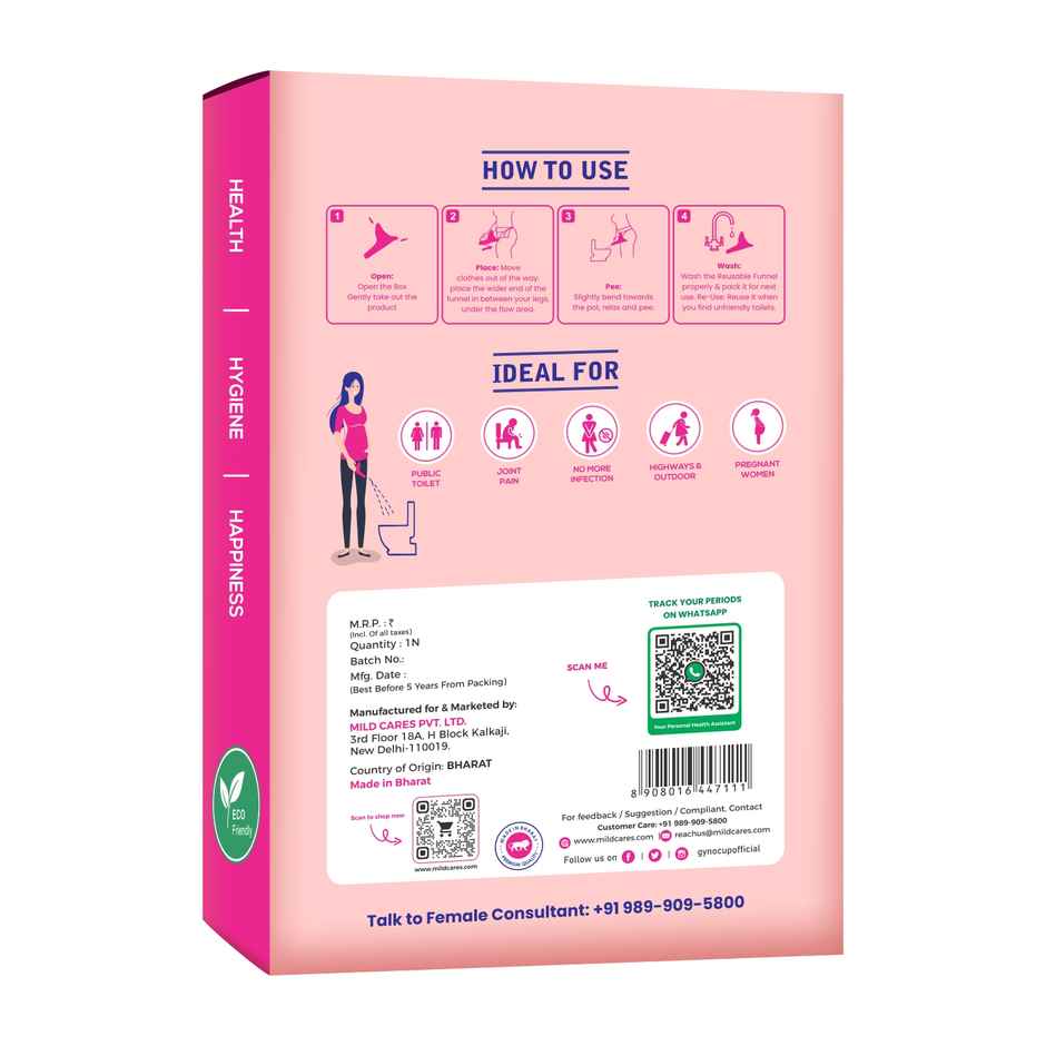 Mildcares Stand And Pee Reusable Female Urination Device