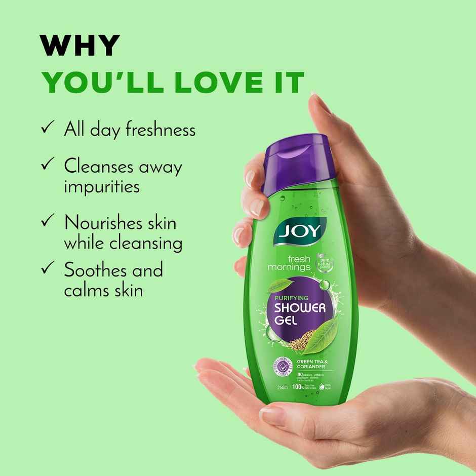 Joy Fresh Morning Purifying Shower Gel Green Tea & Coriander