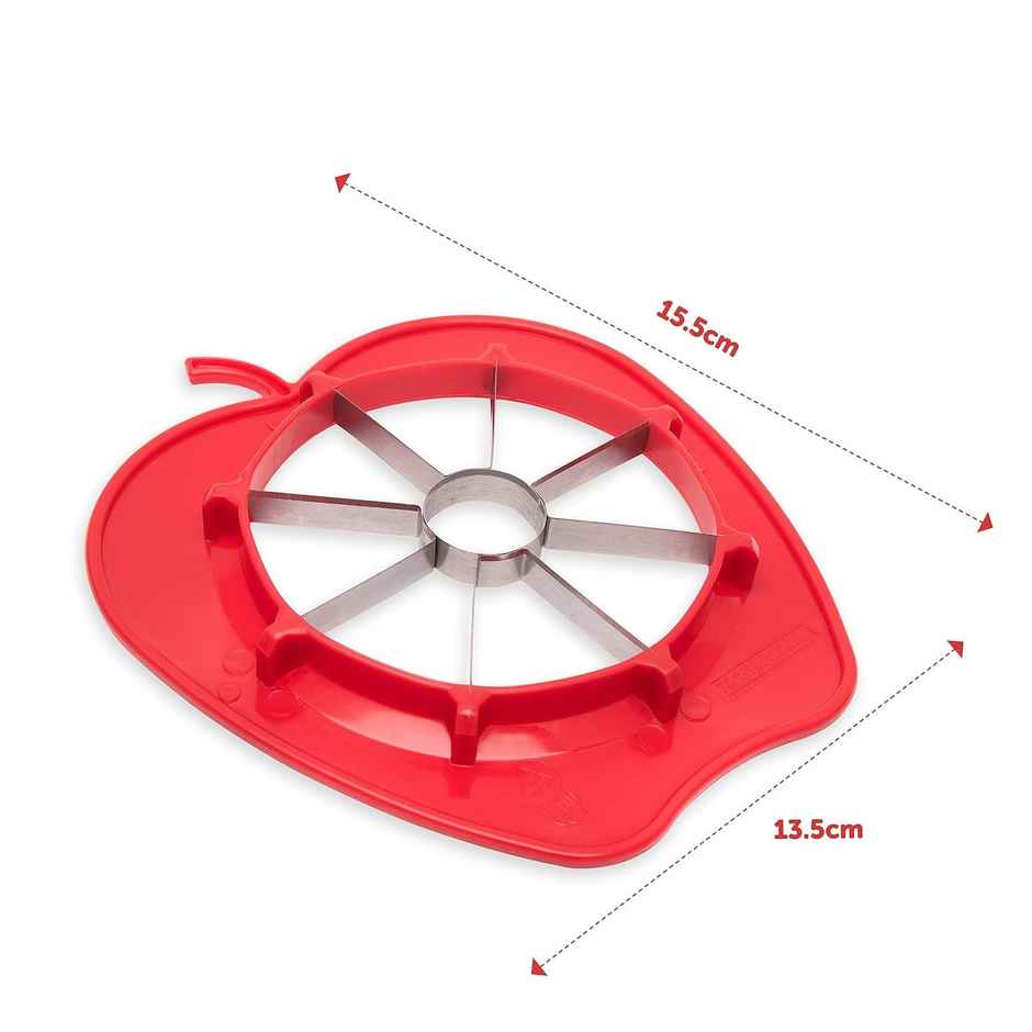 Crystal Plastic Apple Cutter, Assorted Color