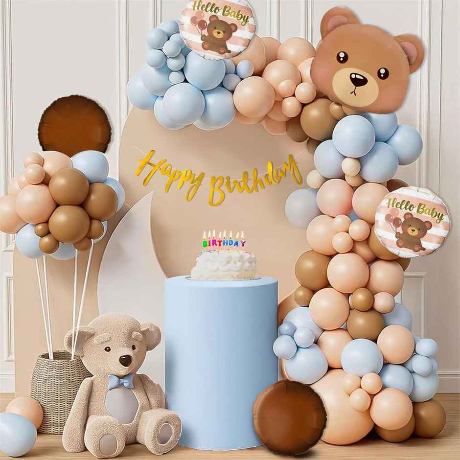 Teddy Bear Theme Birthday Decor With Foil Balloon Set | Special You