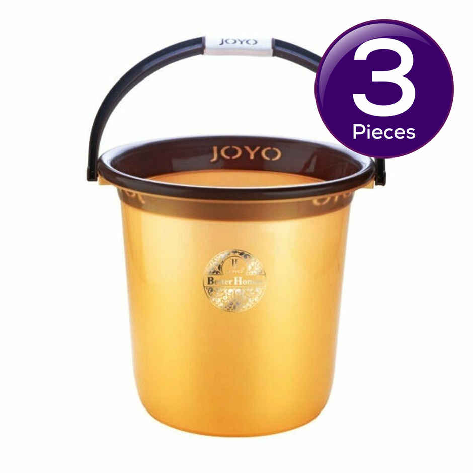Joyo Better Home Bucket 16 L Plain (Colour May Vary) Combo
