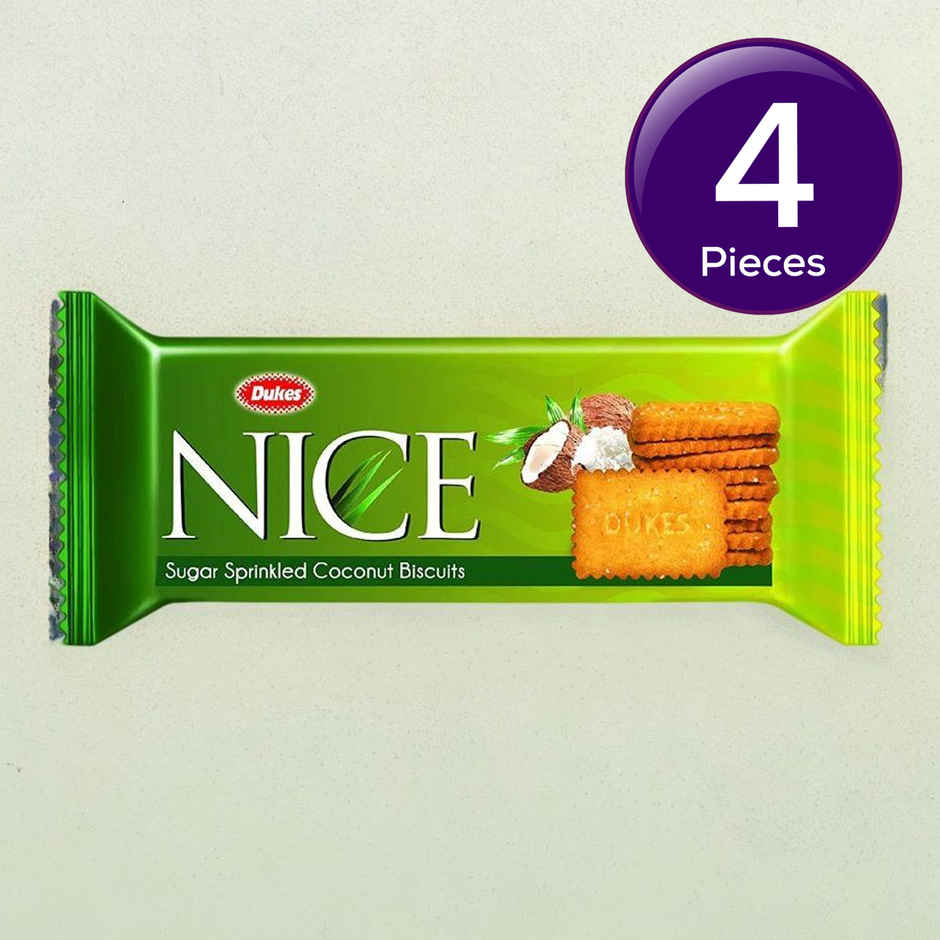 Dukes Nice Coconut Flavoured Biscuits | Artificial Flavour-free Combo