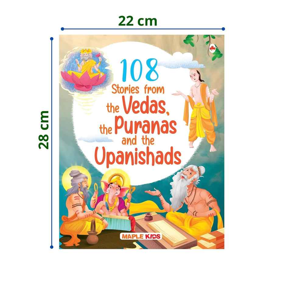 108 Stories from Vedas, Puranas and Upanishads for Children (Illustrated) - Story Book