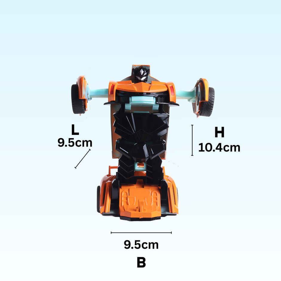 Race N Roll Deforming Friction Car Lam Orange