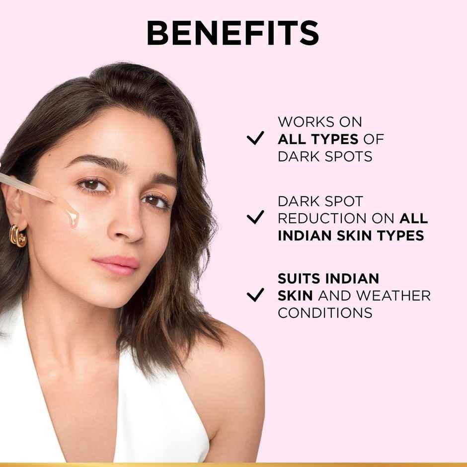 L'Oreal Paris Glycolic Bright 8% Melasyl + Niacinamide Face Serum for Brightening Dark Spots