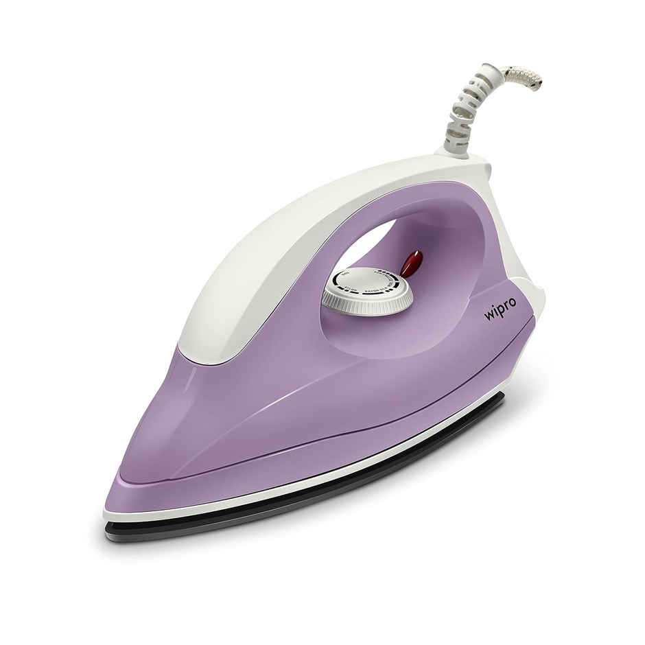Wipro Gd205 Super Deluxe 1000 Watt Electric Dry Iron, Light Weight,Violet