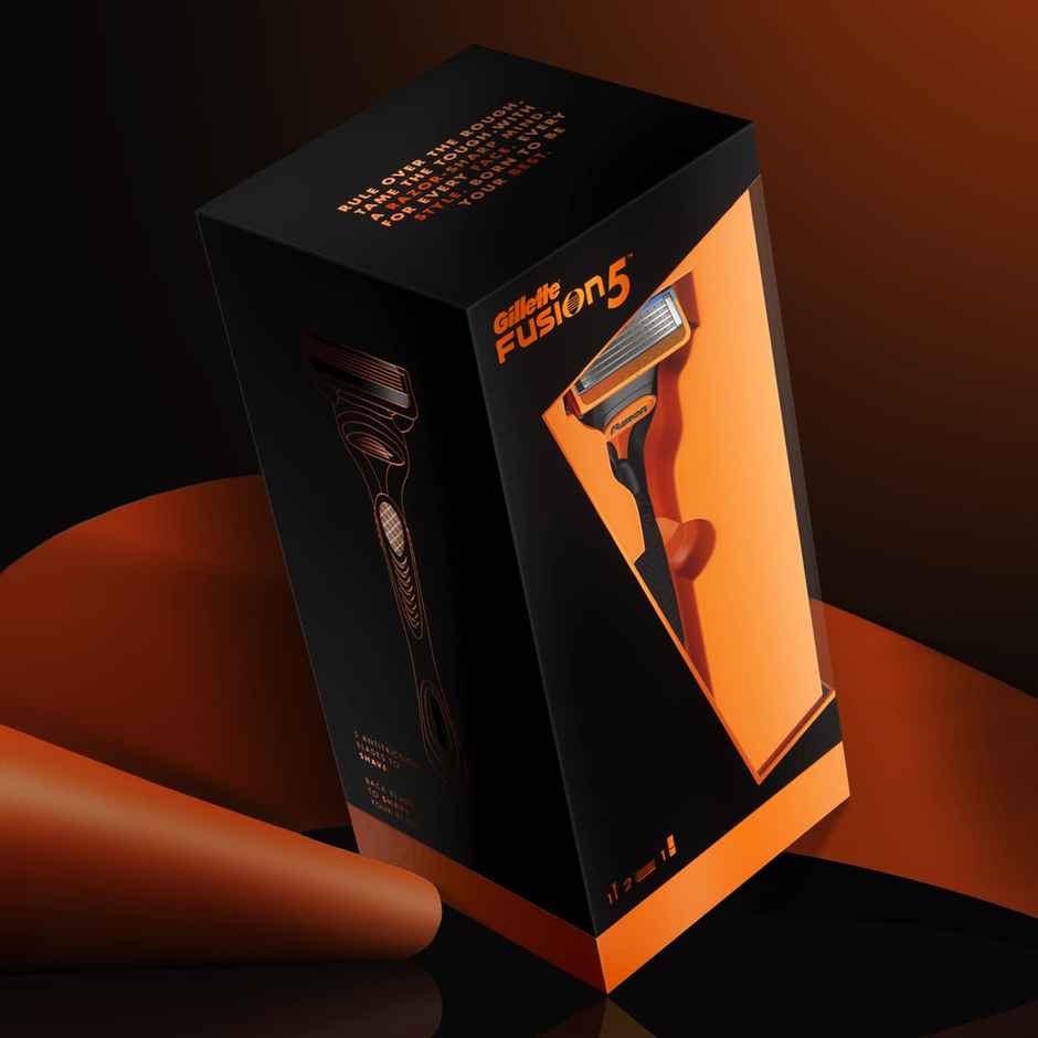 Gillette Fusion Premium Gift Set For Men (1pc) & The Man Company Mens Perfume (50ml) Combo