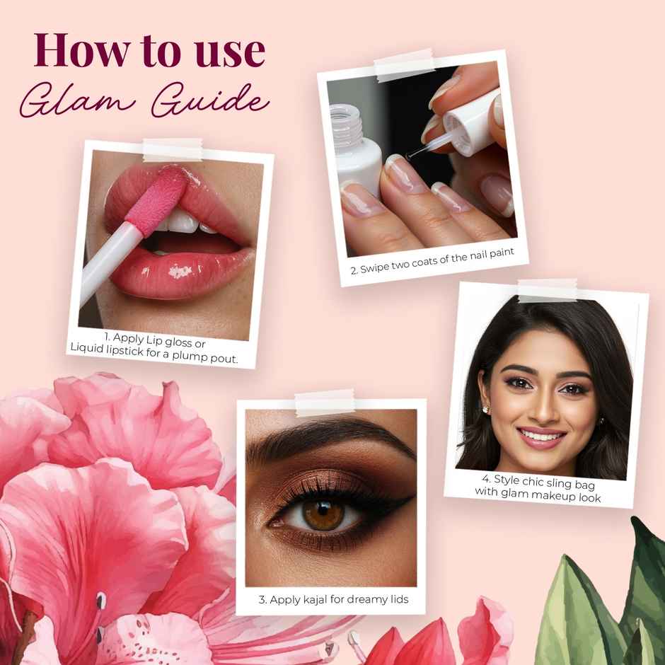 Just Herbs Naturally Chic Makeup Hamper | Makeup Gift Kit