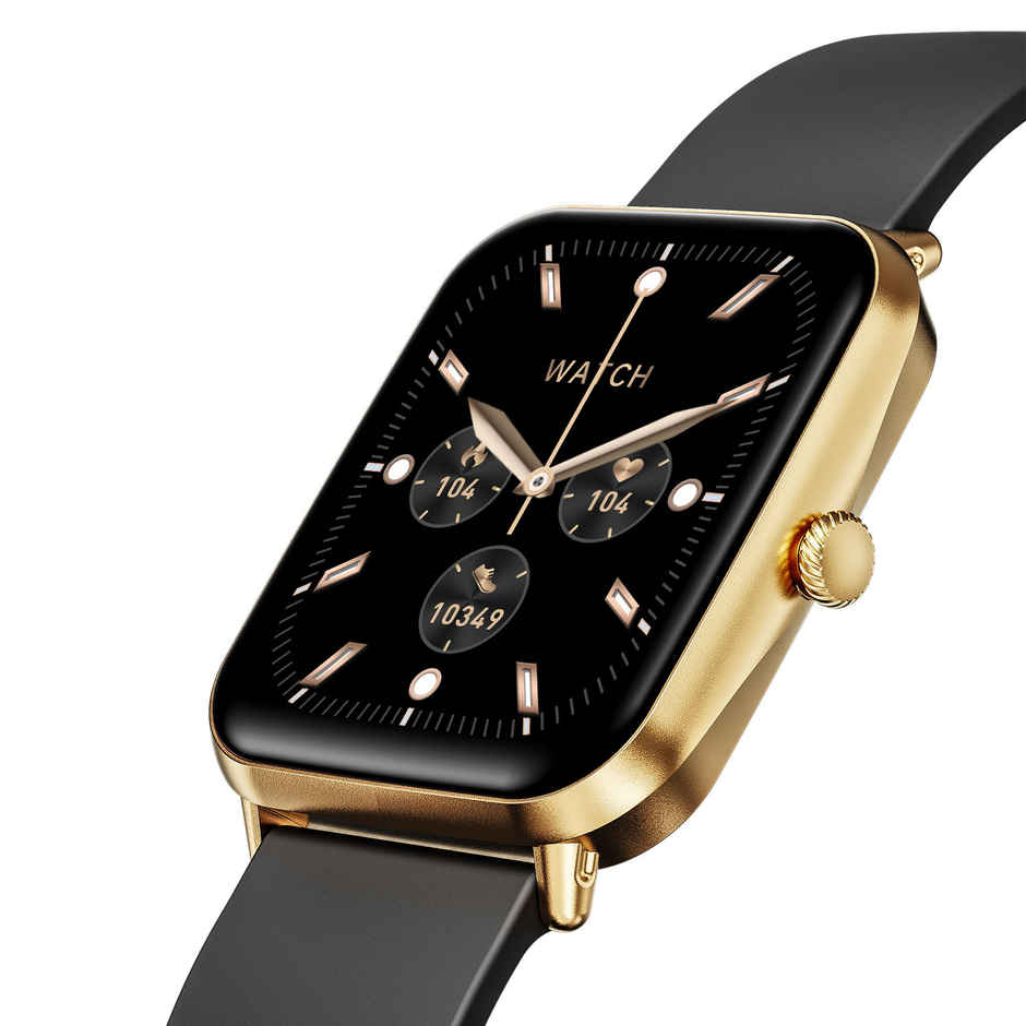 Fire Boltt Nexus 1.83 TFT BT Calling Smart Watch | Gold Black