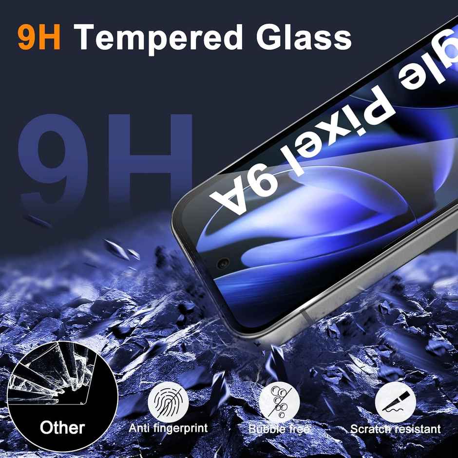 Artistque Tempered Glass for Google Pixel 9A Screen Protector Guard