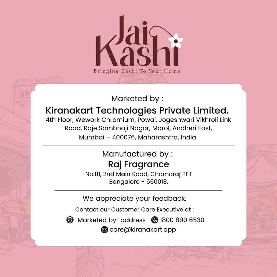 Jai Kashi Rose Dry Dhoop Cones