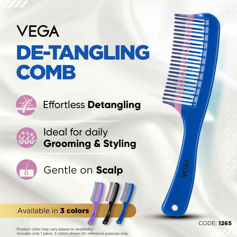 VEGA Detangling Hair Comb - 1265 | Assorted