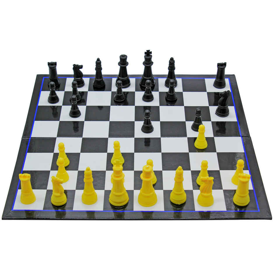 Ekta Chess Senior Game Set, Classic Game for All Ages with Durable Plastic Pieces