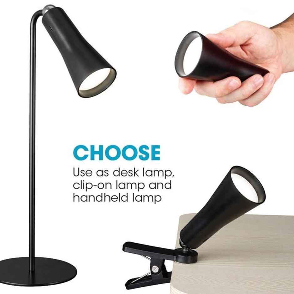 Desidiya Magnetic Table Lamp,Multiple Attachments, Powerful Magnets,Usb-C Rechargeable Battery