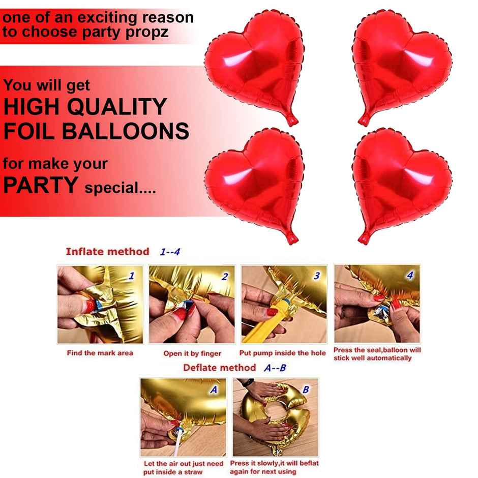 Love Decoration Items for Anniversary and Valentine Decor | Party Propz