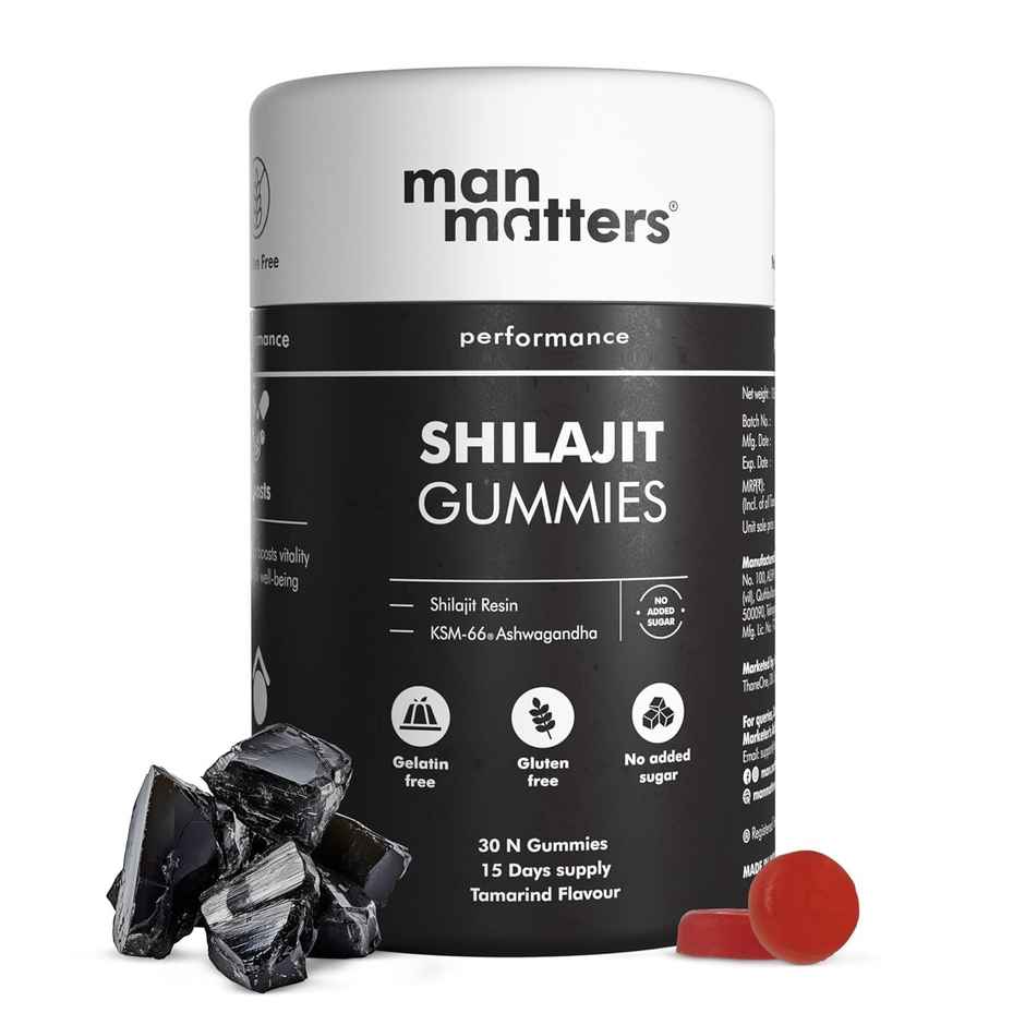 Man Matters Shilajit Gummies | 30 Gummies