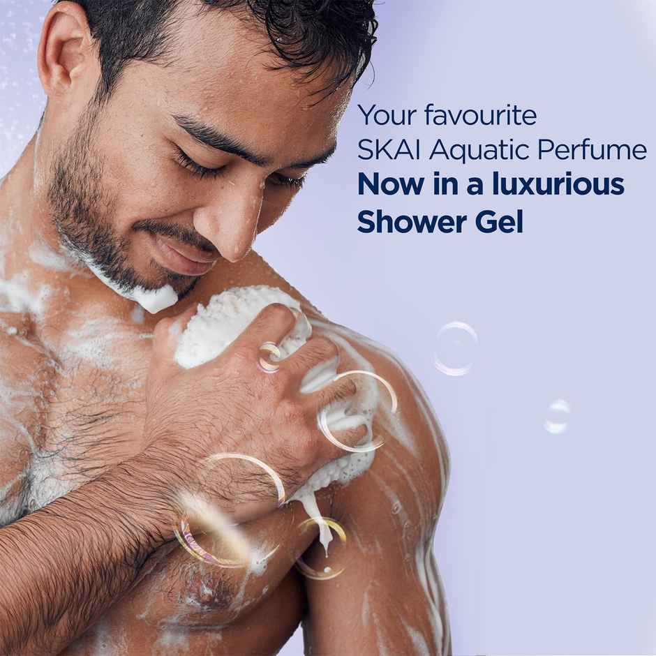 Bella Vita Luxury Skai Aquatic Body Wash Refreshing Shower Gel for Deep Cleansing