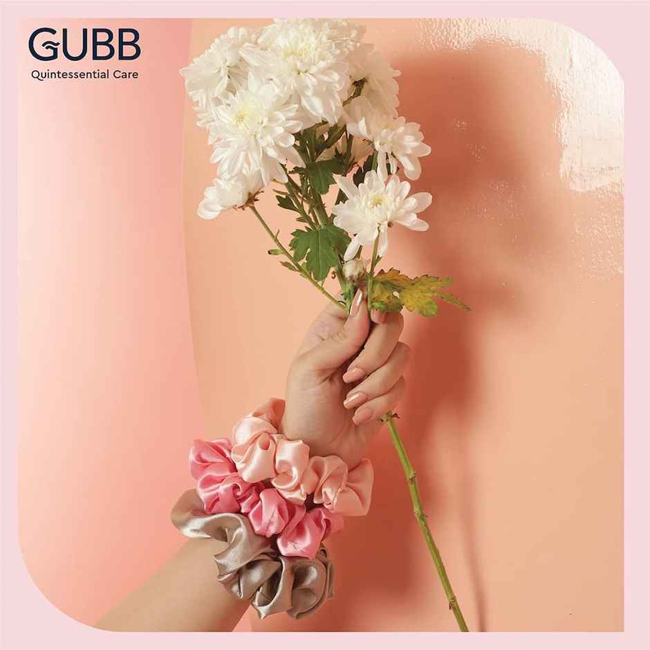 GUBB Satin Scrunchie | Golden Beige