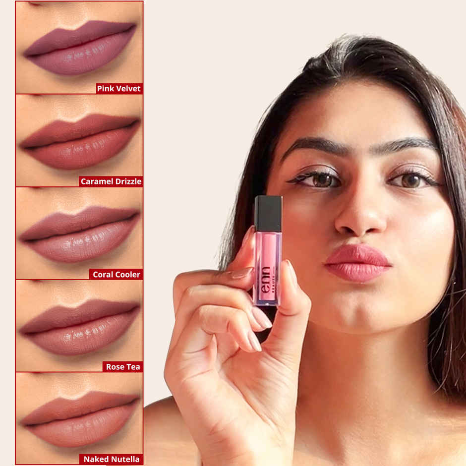 ENN Beauty Semi Matte Liquid Lipsticks | Perfect Nudes | Smooth Weightless Formula