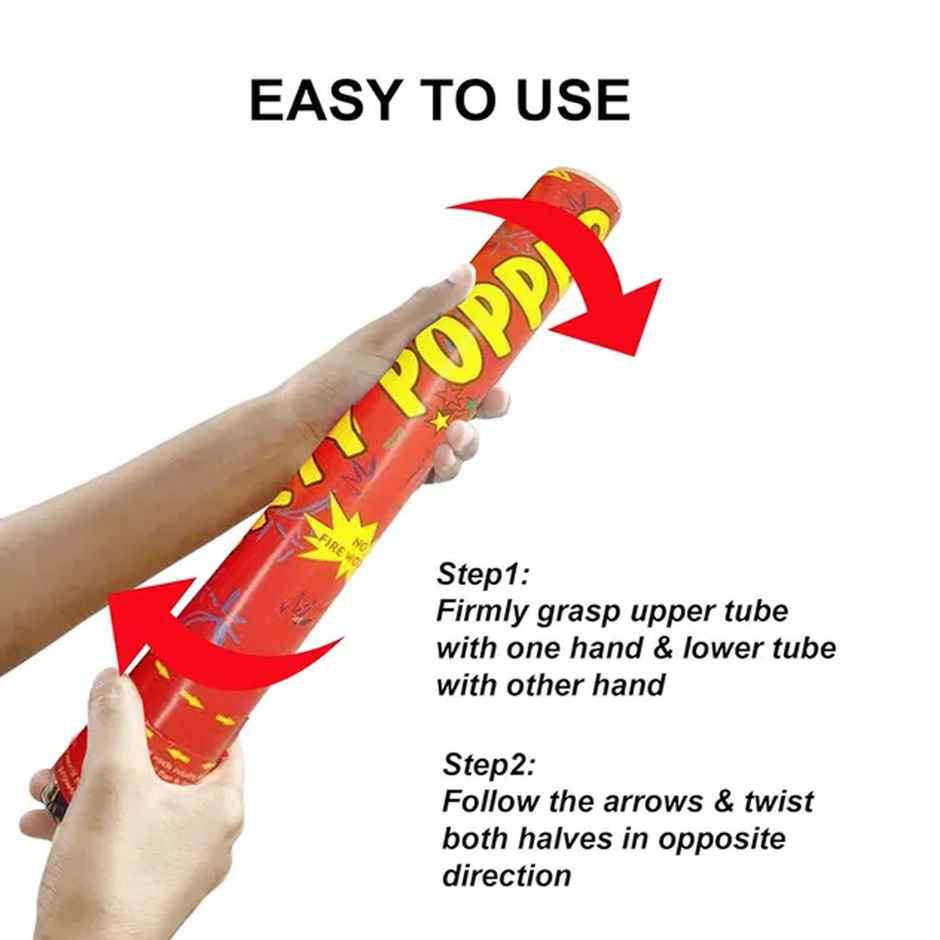Big Size Party Confetti Poppers | Party Propz