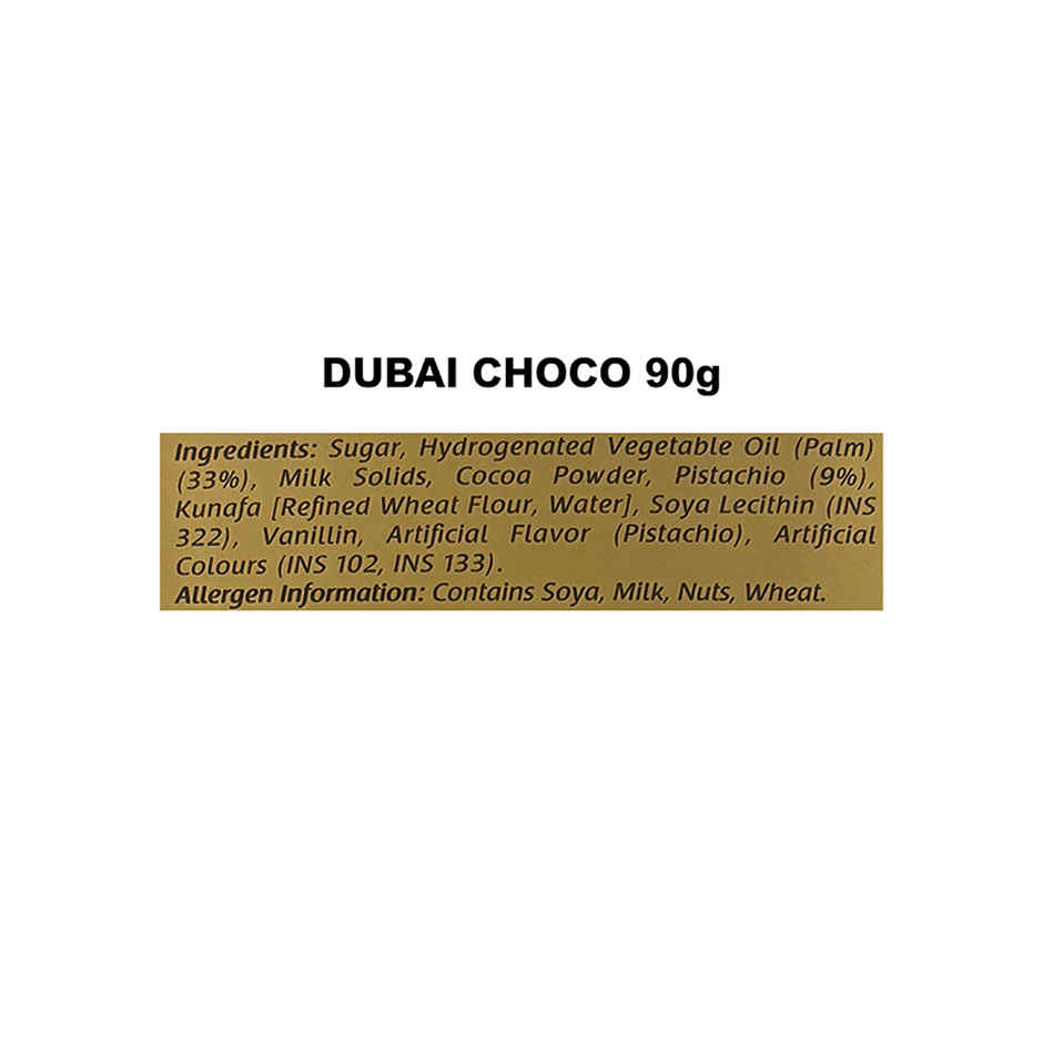 Sapphire Dubai Kunafa Choco Gold