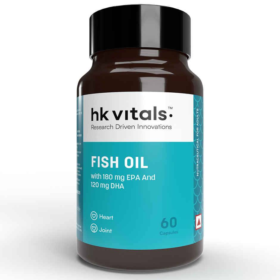 hk vitals Fish Oil (60 Capsules) For Men And Women