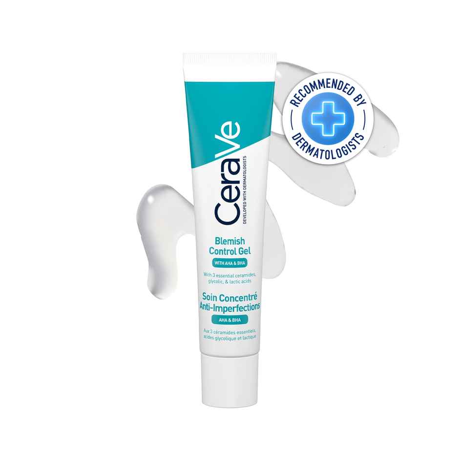 CeraVe Blemish Control Gel With 2% Salicylic Acid, AHA & Niacinamide For Acne Spot Treatment