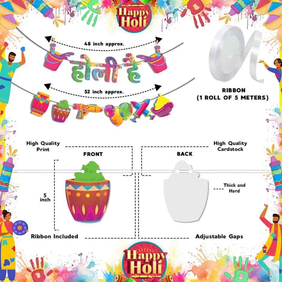 Holi Hai Banner | Picfest