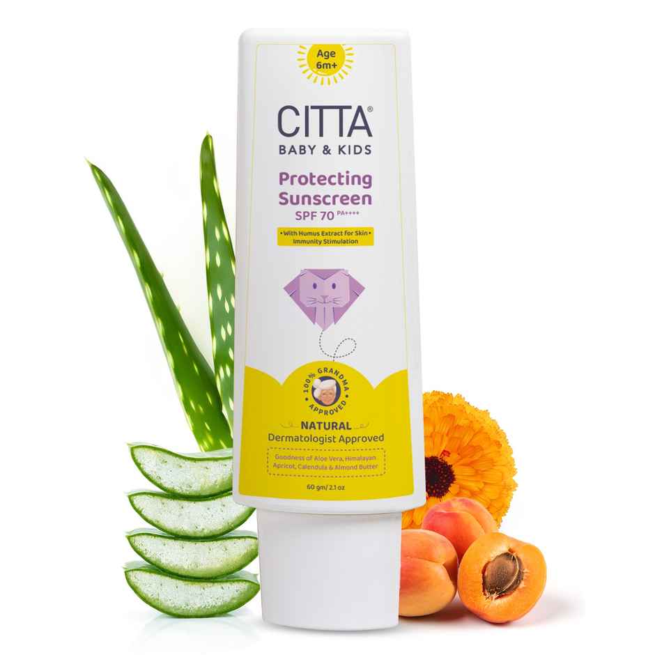 Citta Protecting Baby Sunscreen Spf 70 Pa++++ Broad Spectrum Uva/Uvb Protection