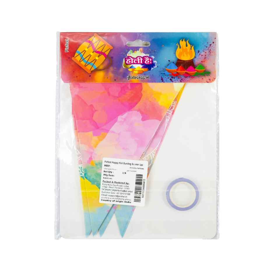 Happy Holi Bunting Banner | Picfest