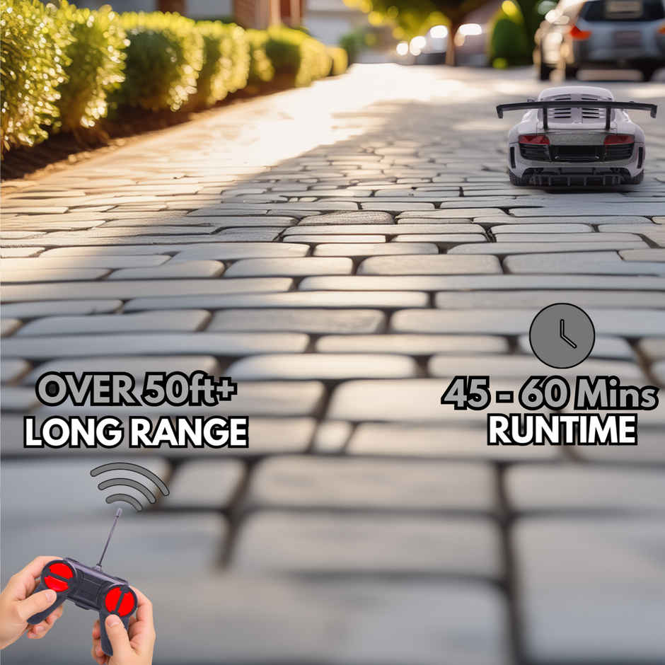 Frendo 1:24 Hi Speed Mini Remote Control Car | Aud Grey