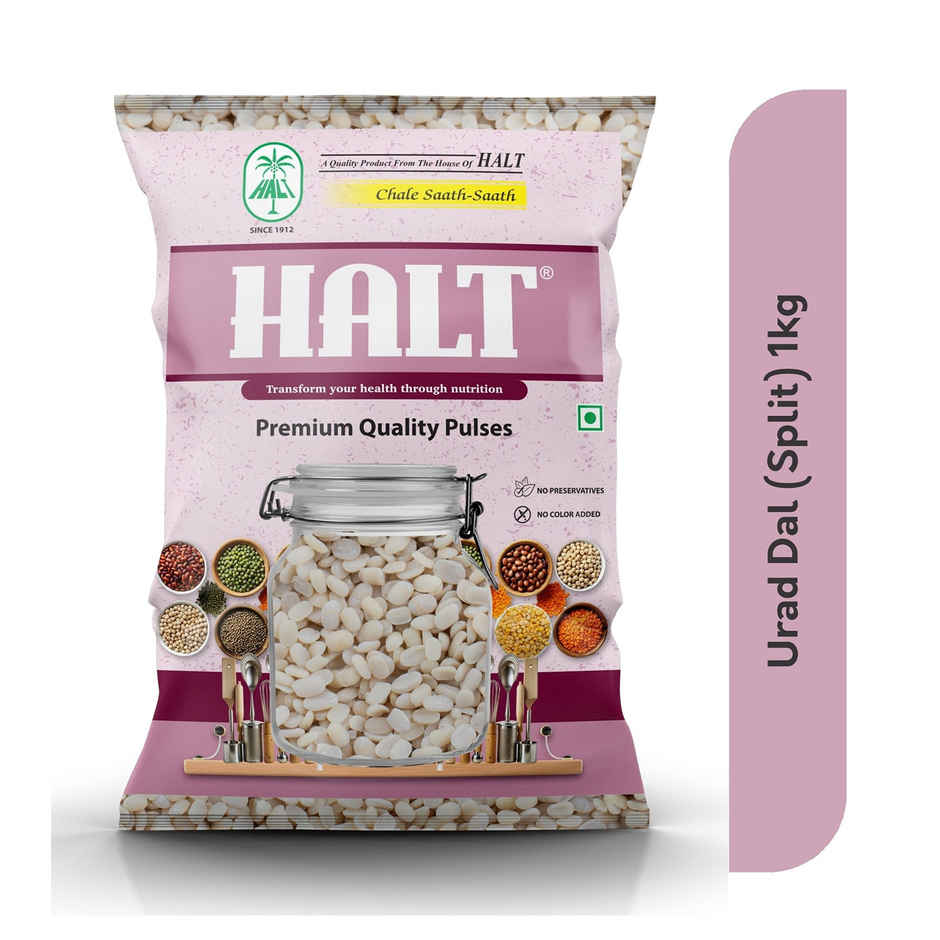 Halt Split White Urad Dal