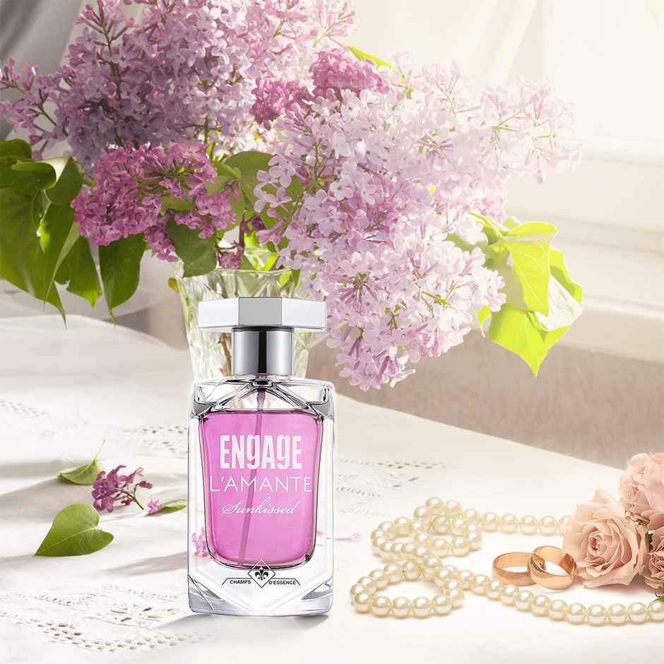 Engage L'Amante Sunkissed Eau De Parfum for Women, Floral Fragrance Scent