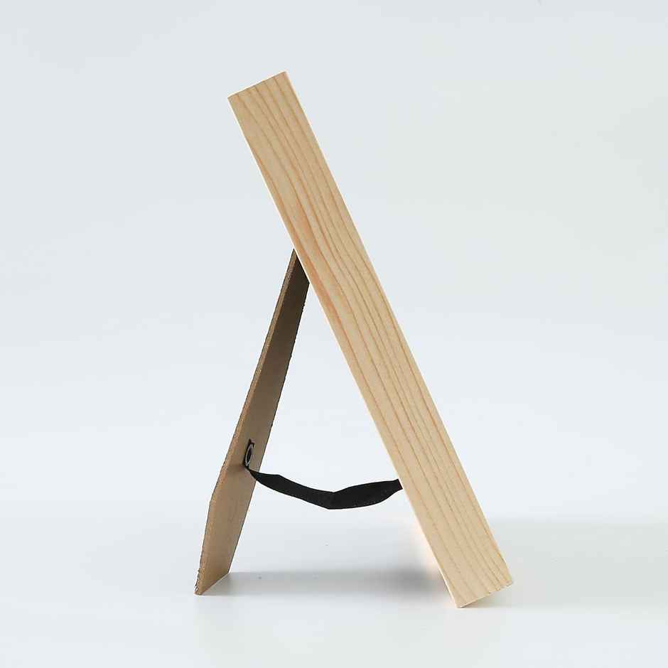 Kuber Industries Photo Frame | Horizontal & Vertical | Crystal Clear Glass | 16.7x21.8 CM|Natural