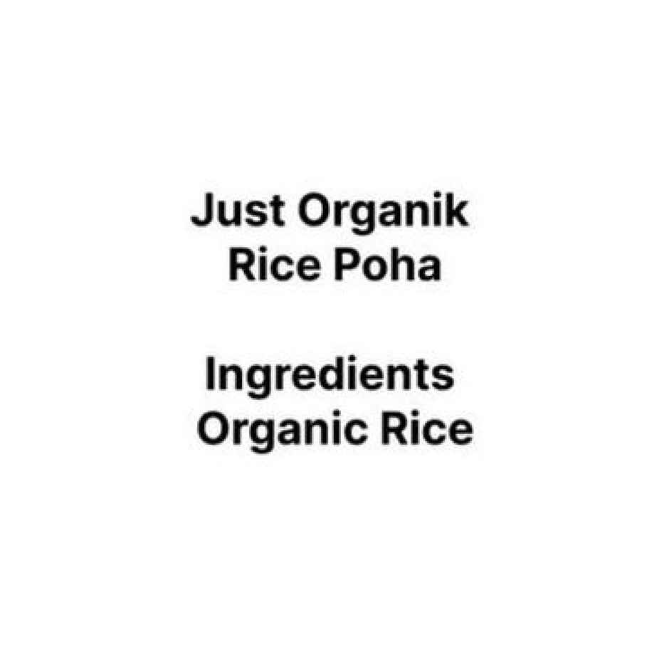 Just Organik Organic Rice Poha
