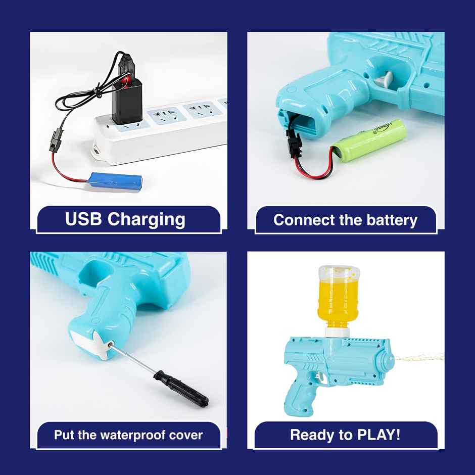 Tota Revolver Electric Gun Holi Pichkari