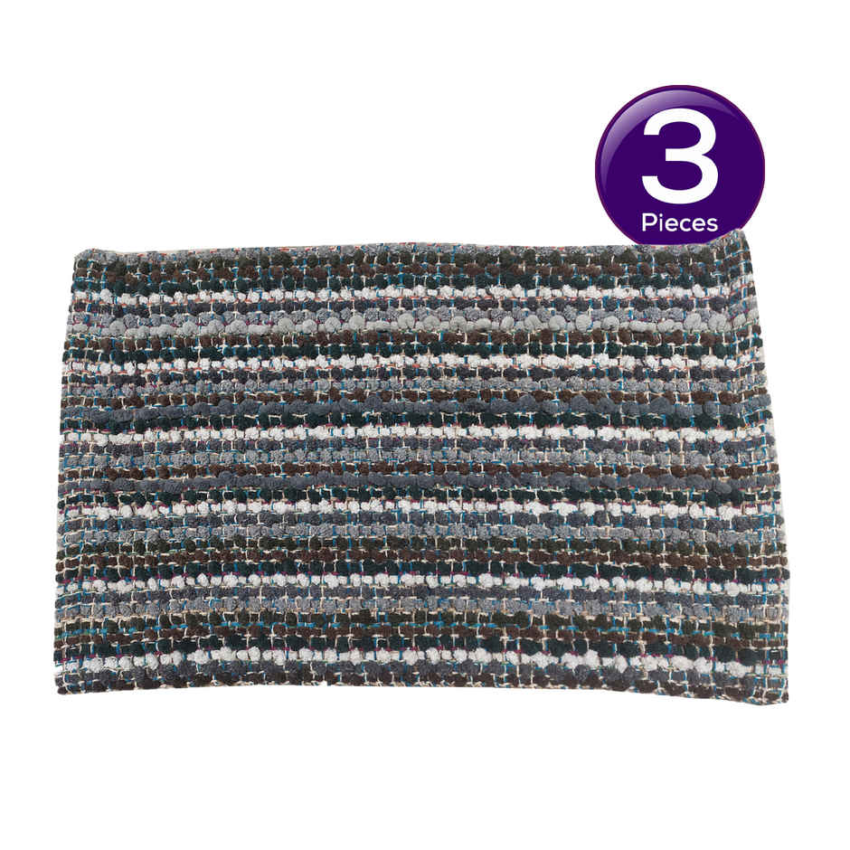 Elegant Weavers EW Loops Floor Mat (Colour May Vary) Combo