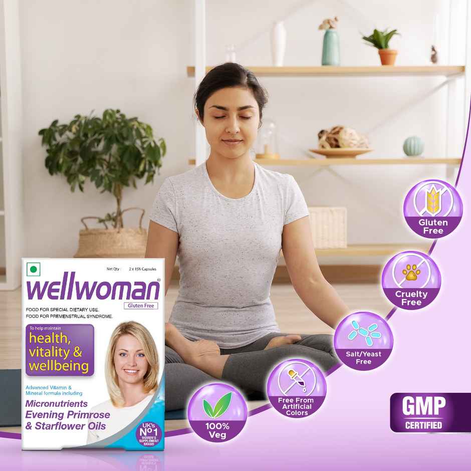 Wellwoman Capsules Help To Maintain Health And Vitality And Overall Wellbeing
