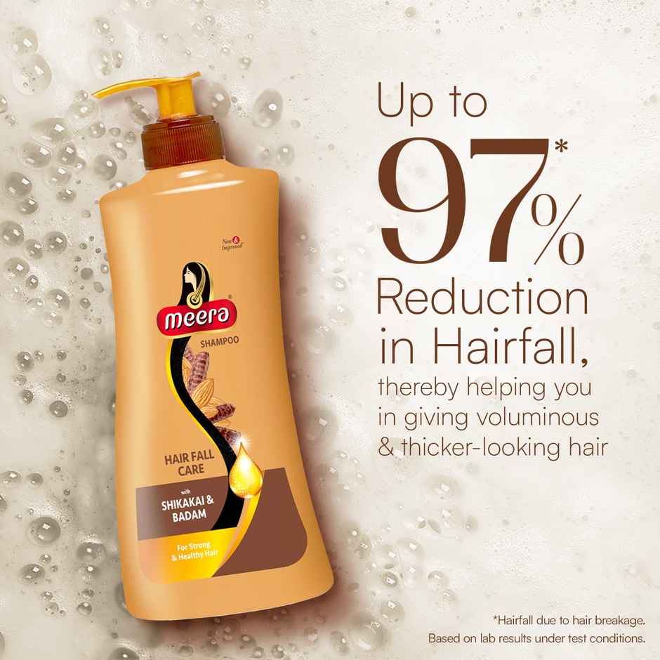 Meera Hairfall Care Shampoo With Goodness Of Badam and Shikakai For Men And Women