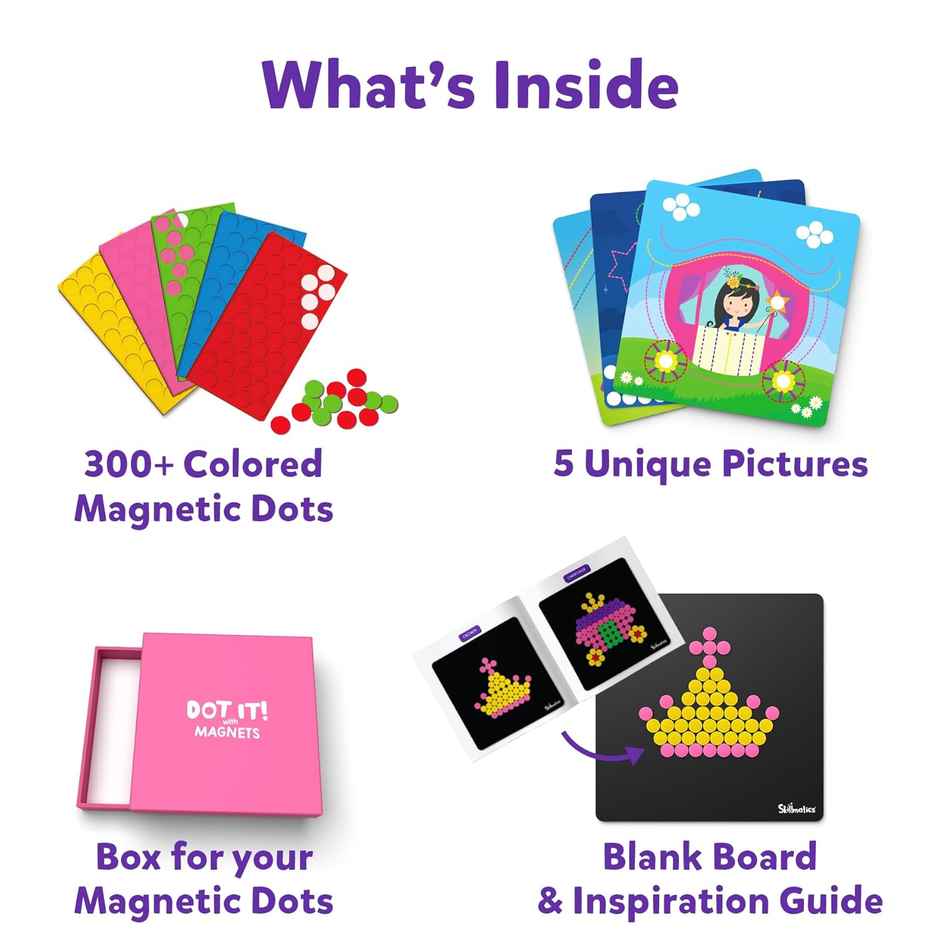 Skillmatics Art Activity - Dot It With Magnets Unicorns & Princesses