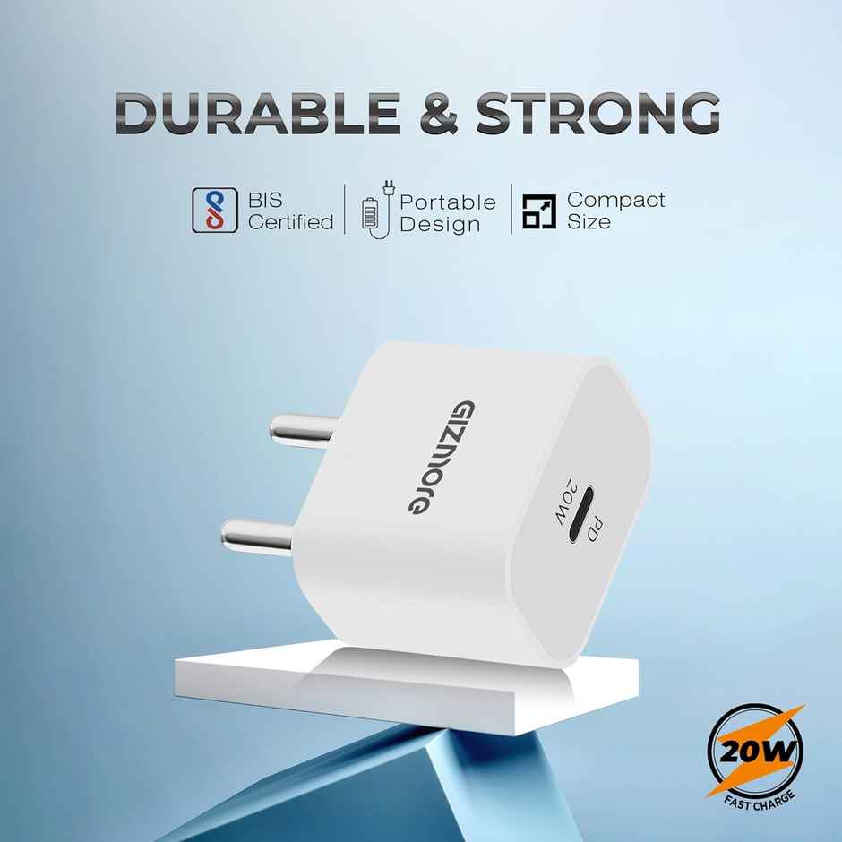 Gizmore Pa621 Type-C Pd 3.0 Output 20W Fast Charger