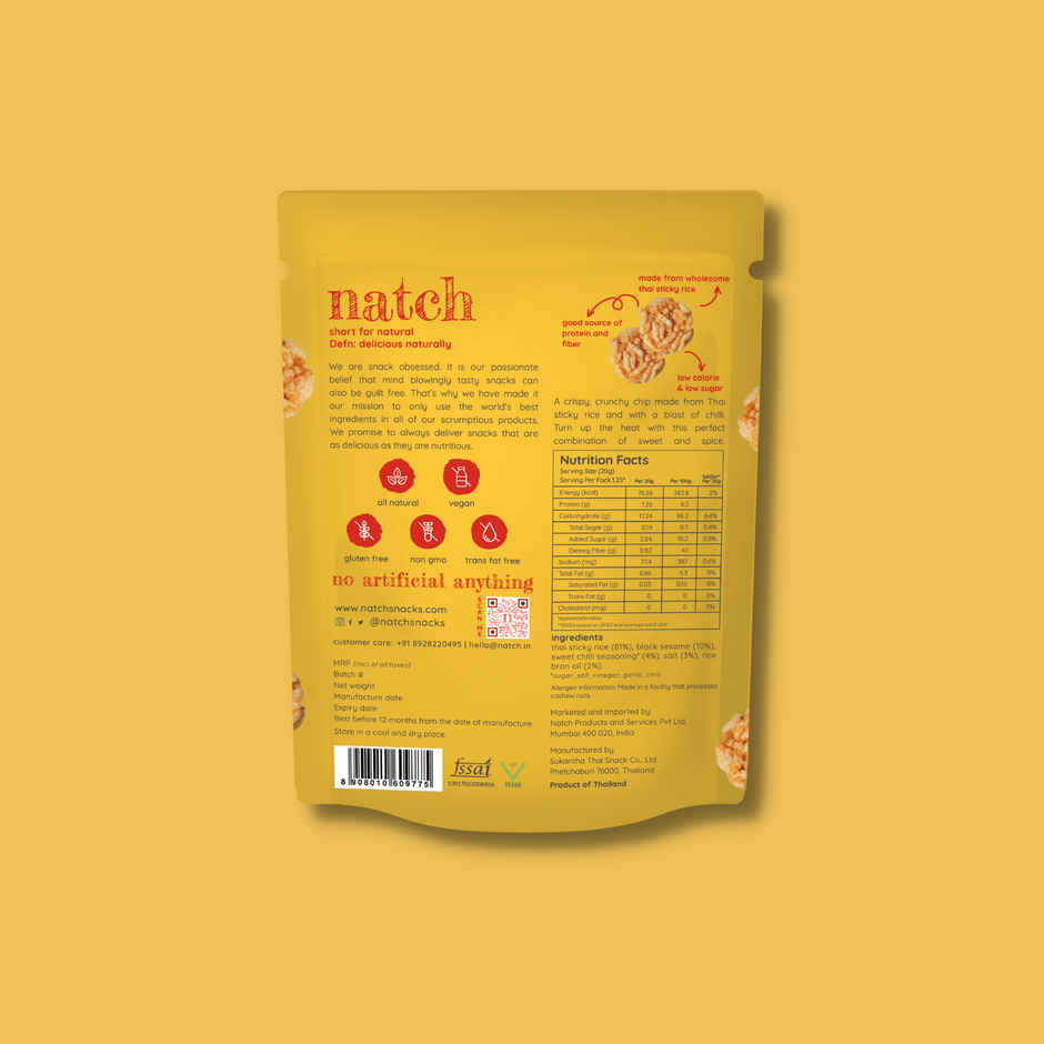 Natch Rice Chips | Sweet Chilli