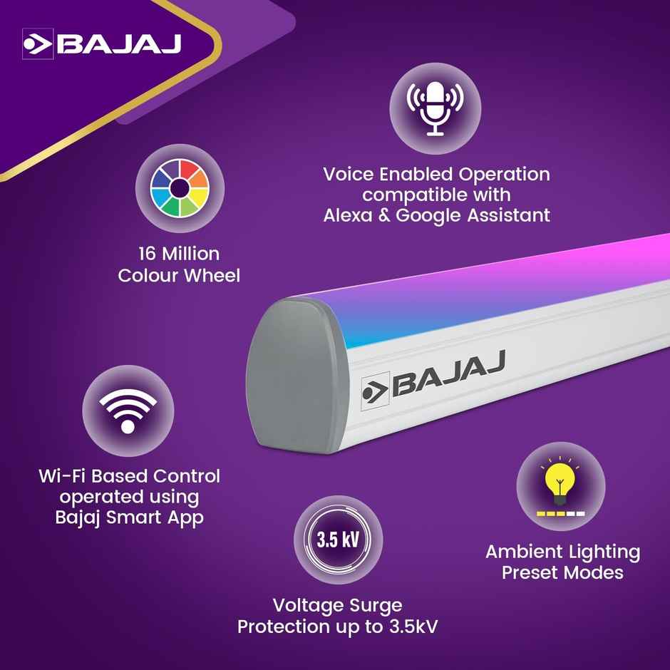 Bajaj Awe Plus Smart 20W LED Batten