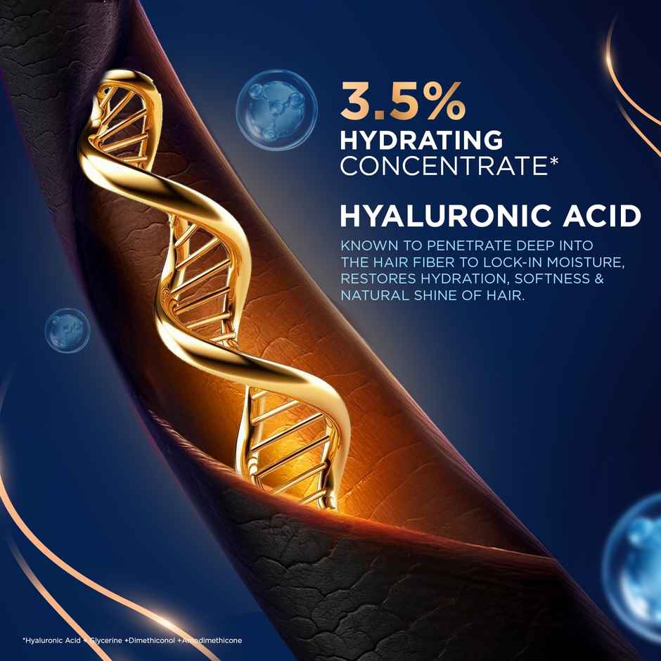 Livon Hyaluron Shampoo for Women & Men | Hydrates Dry & Dull Hair|2x Soft & Shiny Hair|No Parabens