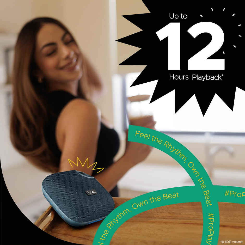 boAt Stone 193 Pro w/ 5W Signature Sound, Up to 12 hrs of Playtime, TWS Feature(Tropical Blue)