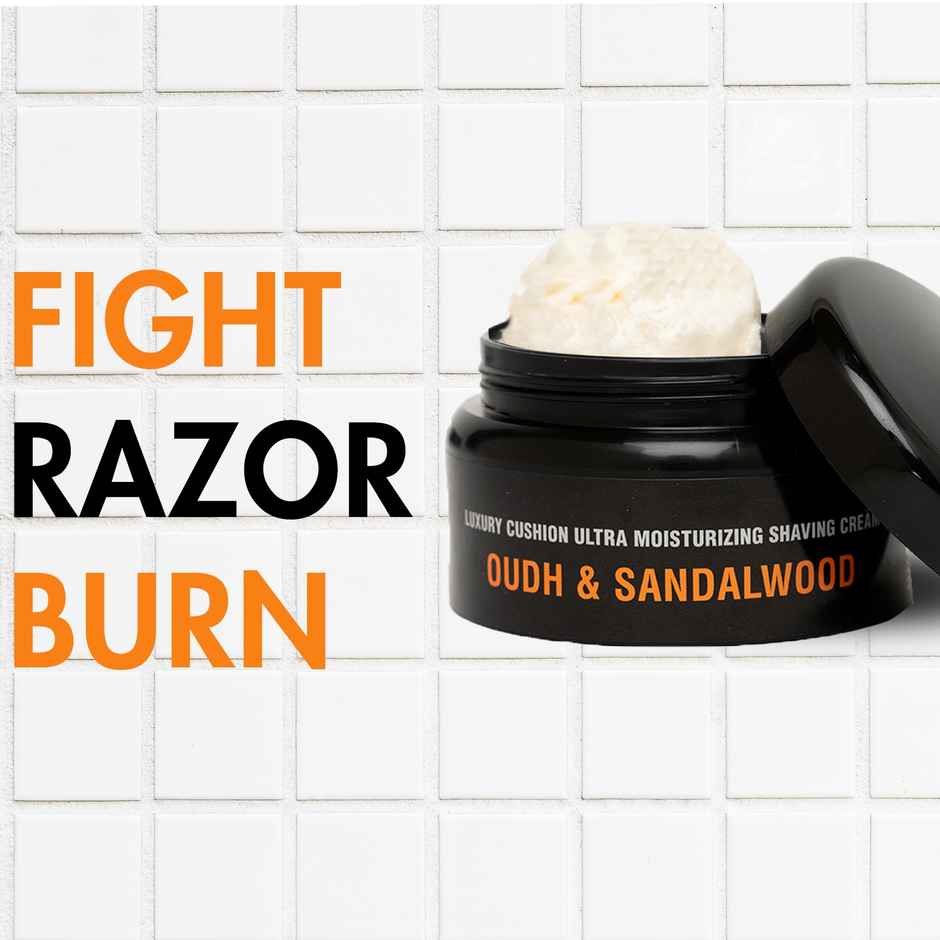 Pink Woolf Shaving Cream Oudh And Sandalwood