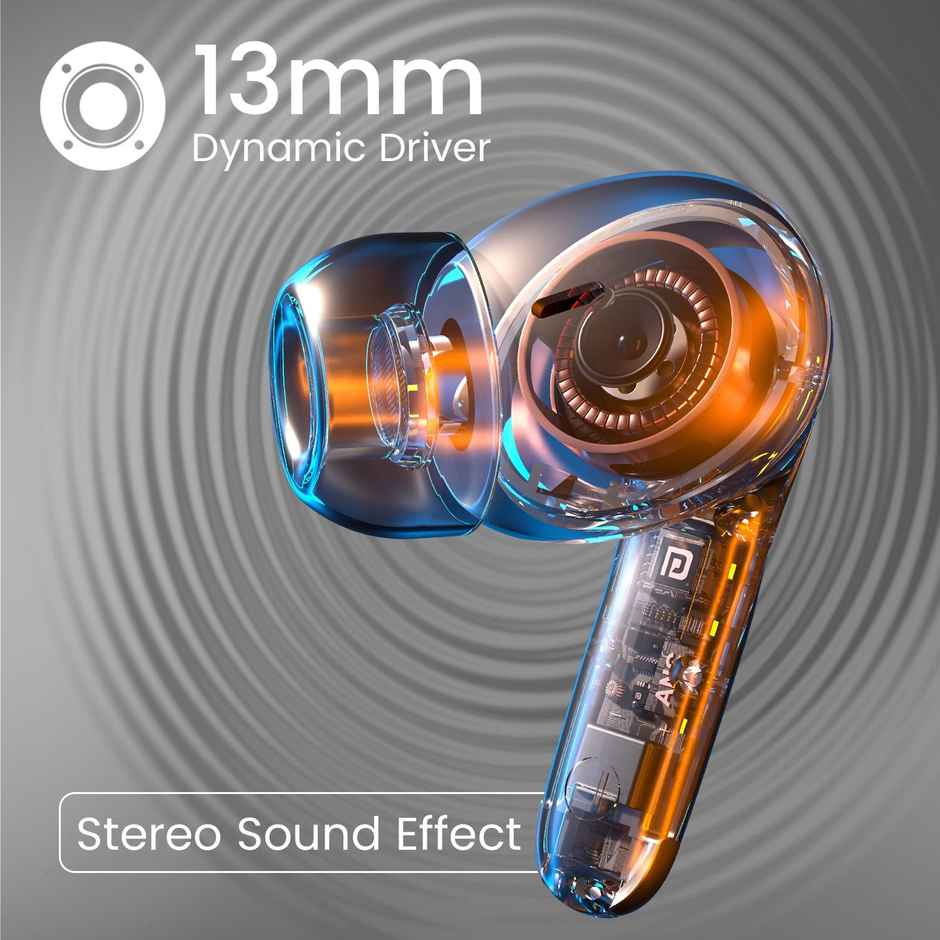 Portronics Harmonics Twins 28 (POR2242) Smart TWS Earbuds - White