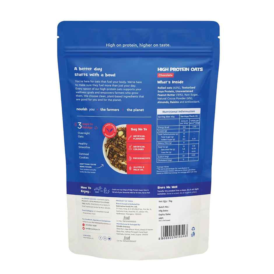 Nourish You Chocolate Protein Oats