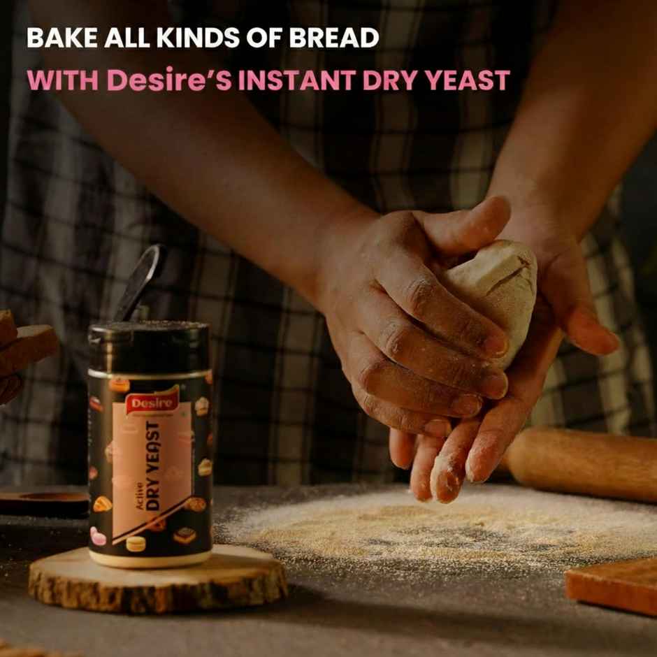 Desire Dry Yeast Powder | Easy & Quick | Baking Ingredients